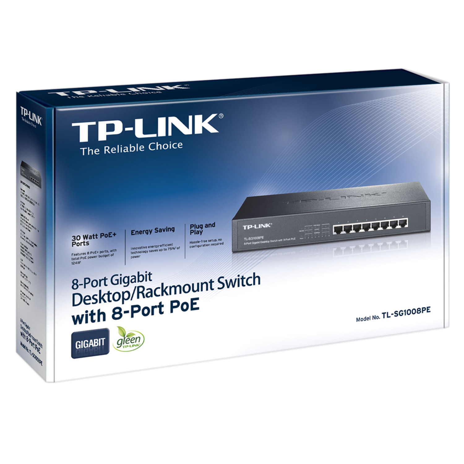 TP-Link  TL-SG1008PE - Switch PoE+ 8 Cổng Gigabit - Hàng Chính Hãng